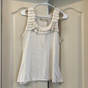 Cream white tank top
